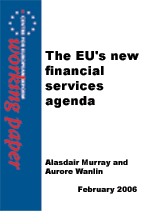 The EU's new financial services agenda