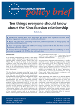 Ten things everyone should know about the Sino-Russian relationship