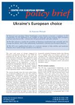 Ukraine's European choice