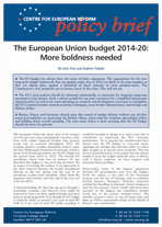 The European Union budget 2014-20