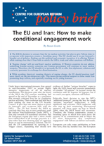The EU and Iran: How to make conditional engagement work