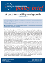 A pact for stability and growth