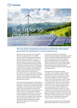 The 'Fit For 55' Climate Proposals Explained | Centre For European Reform